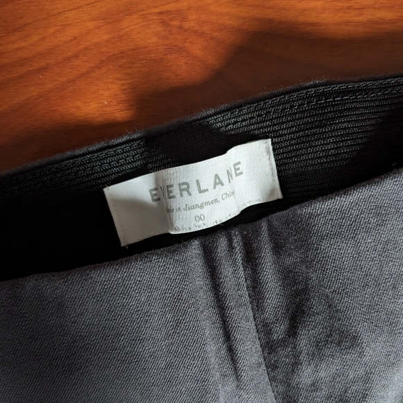 Everlane Side Zip Work Pant, Slate Grey - Picture 7 of 7